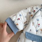 [66-90cm]総柄 プリント カバーオール - Image 5