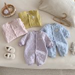 [66-90cm] マカロンカラー 刺繍 カバーオール - Image 17