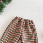 [73-120cm] 韓国風 チェック あったか パンツ - Image 4