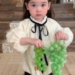 [66-90cm] レース 裏起毛 ロンパース - Image 6