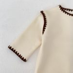 [66-90cm] スカラップ 裏起毛 カバーオール - Image 6