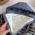 [66-90cm]レトロ フード 裏起毛 カバーオール - Image 6