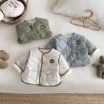 [73-120cm] ワッペン付き あったか ジャケット - Image 17