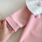 [66-90cm] ポンポン付き フードカバーオール - Image 6