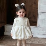 [73-110cm] 韓国風 蝶結び ジャンパースカート - Image 6