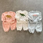 [80-150cm] 恐竜柄 セットアップ