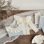 [73-100cm] フリル カラー トップス&スカート パンツ 2点セット - Image 15