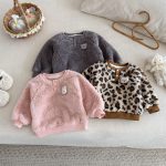 [73-120cm] 韓国風 両面ボア トレーナー - Image 5