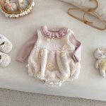 [66-90cm] 立体フラワー ロンパース or セーター - Image 8