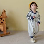 [66-90cm]刺繍 カートゥーン カバーオール - Image 2