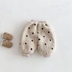 [73-120cm] 韓国風 ドット あったか パンツ - Image 8