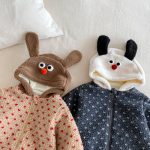 [66-90cm]シープボア フード カバーオール - Image 11