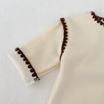 [66-90cm] スカラップ 裏起毛 カバーオール - Image 12