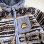 [66-90cm]レトロ フード 裏起毛 カバーオール - Image 9