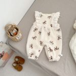 [66-120cm] 蝶結び 中綿 カバーオール - Image 18