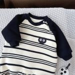 [66-100cm] ボーダー あったか カバーオール - Image 10