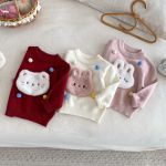 [73-120cm] ぽんぽん付き ニット セーター - Image 14