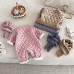 [66-90cm]カートゥン キルティング カバーオール&ネックウォーマーセット - Image 11