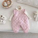 [BABY]キルティングノースリーブカバーオールSK102933 - Image 3