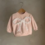 [73-100cm]トップス or パンツ or セットアップ リボン ルーズ 着心地良い - Image 12