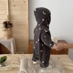 [66-100cm] 星と月柄 あったか カバーオール - Image 6