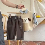 [80-120cm]カートゥーン カジュアル パンツ - Image 7