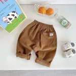 [80-120cm] シンプルコーデュロイ パンツ - Image 10