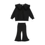 [90-140cm]ビッグ襟 カジュアル セットアップ - Image 3