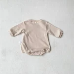 [66-90cm] クマ柄 ロンパース - Image 8