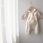 [73-90cm] 帽子付け フリース 長袖 オールインワン - Image 8