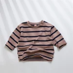 [80-120cm] ボーダー シャツ - Image 10