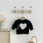 [73-100cm] ハートリボン トップス - Image 6