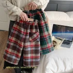 [80-140cm] ギンガム チェック パンツ - Image 2