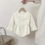 [66-90cm] レース襟 ロンパース - Image 10