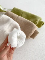 [66-100cm] ポケット付き ボア アウター - Image 3