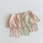 [80-130cm]チェック柄 セットアップ