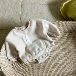 [1-18M] 羊柄 ロンパース - Image 2