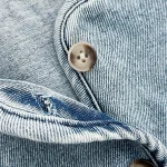 [73-110cm] ポケット付き デニム アウター - Image 10