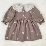 [66-130cm] レース襟 ロンパース  OR ワンピース - Image 3