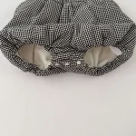 [66-100cm] チェック柄 ロンパース - Image 3