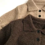 [80-130cm]韓国風 ポロ セーター - Image 4