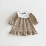 [66-130cm] スクエア襟 ワンピース or  ロンパース - Image 6