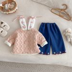 [73-120cm] 大きな耳付き 中綿アウター - Image 4