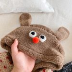 [66-90cm]シープボア フード カバーオール - Image 7