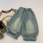 [90-140cm]レトロ サルエルパンツ - Image 6