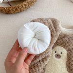 [66-90cm]ポンポン キルティング 裏起毛 カバーオール - Image 3