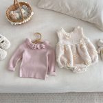 [66-90cm] 立体フラワー ロンパース or セーター - Image 14