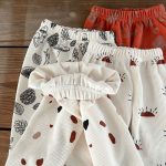 [66-100cm]ワッフル プリント セットアップ6 - Image 4