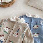 [66-90cm]コーデュロイ 犬 刺繍 カバーオール - Image 16