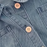 [66-90cm]ポケット付きデニム オールインワン - Image 6